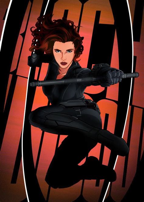 Official Marvel Civil War Showdown Black Widow Displate Artwork By