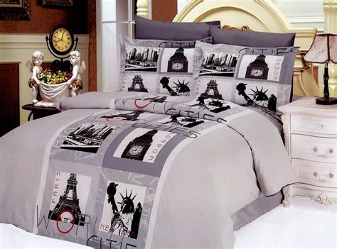 London and new york are both very costly; Paris London New York Bedding ~ A World of Big City Dreams