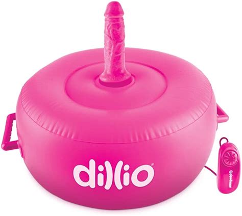 Pipedream Products Dillio Vibrating Inflatable Seat Hot Pink Amazon