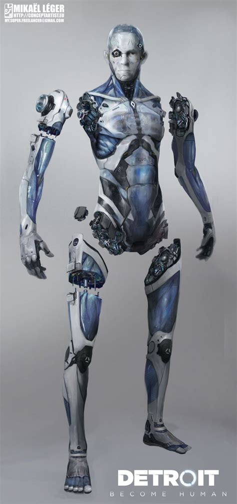 male android concept art from detroit become human art artwork gaming videogames gamer