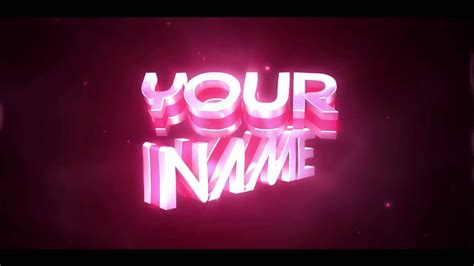 Insane Pink Intro Template Panzoid Youtube