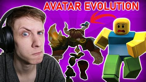 My Roblox Avatar Evolution Youtube