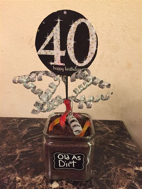 I Created This Centerpiece For My Husbands 40th Birthday 40th