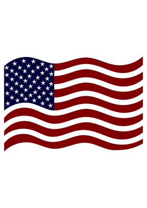 Usa Flag Waving Svg 125 File Svg Png Dxf Eps Free