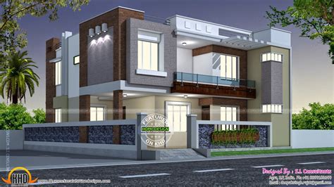 Modern Style Indian Home Square Feet Modern Contemporary Mix Home