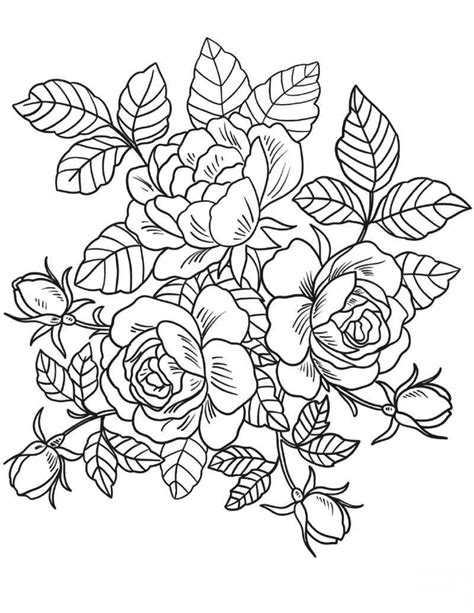 30 Desenhos De Flores Para Colorir E Imprimir Online Cursos Gratuitos
