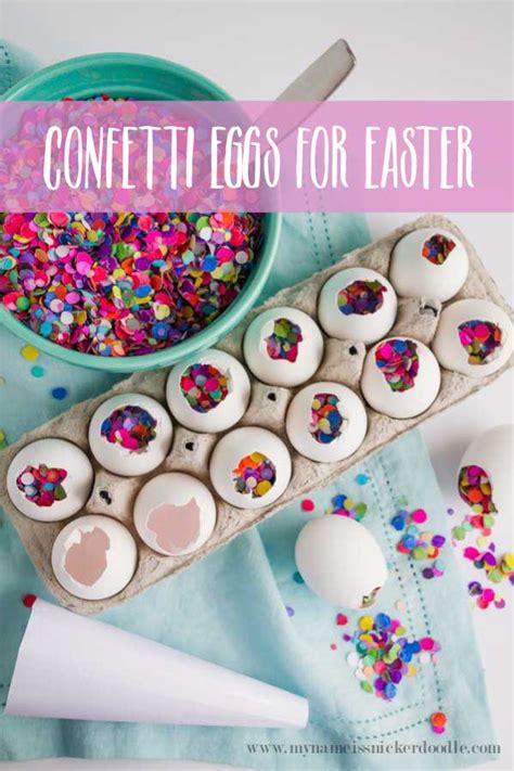 How To Make Fun Confetti Eggs For The Easter Holiday Hot