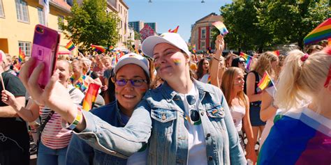 Pride Oslo Parade Oslo Norway June 28 Europride Parade In Oslo On