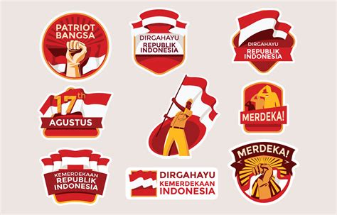 Dirgahayu Kemerdekaan Indonesia Por La Independencia Emblema De