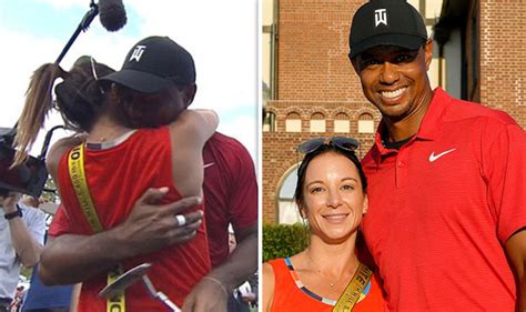 Tiger Woods Girlfriend Golf Star Whispers I Love You To Girlfriend