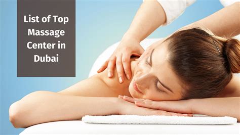 List Of Top Massage Center In Dubai Update