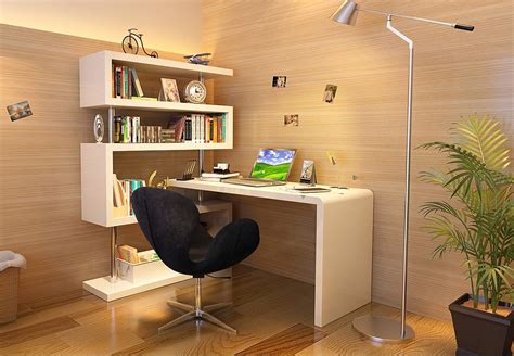White Home Or Office Desk With Built In Bookcase Nashville Davidson