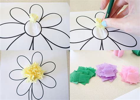 5 Minute Crafts Tissue Paper Flowers Crafts Diy And Ideas Blog