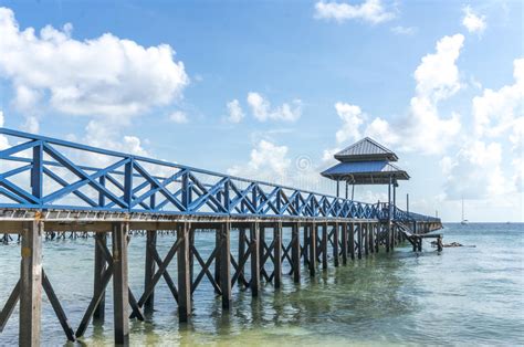 Wooden Jetty Stock Image Image Of Holiday Caribbean 58157957