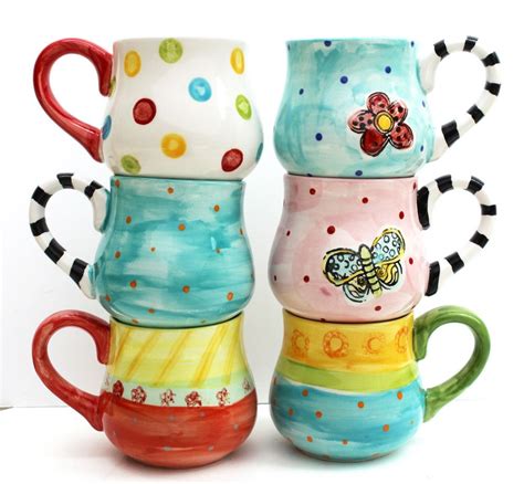 Famous Ceramic Painting Ideas For Mugs Pottery Ideas