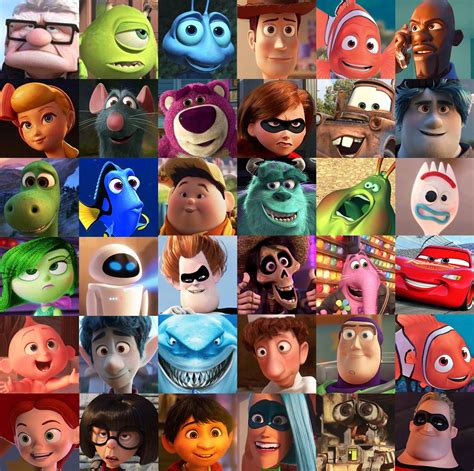 All Disney And Pixar Characters