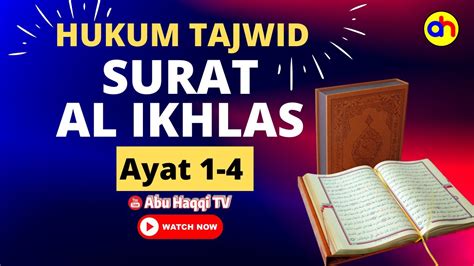 Hukum Tajwid Surat Al Ikhlas Sobat Ngaji Vrogue Co