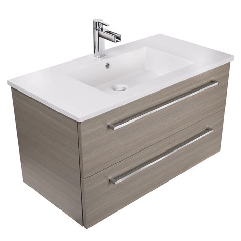 Wall mounted vanities allow for more air flow and create the illusion of space so your bathroom feels lighter and more expansive. Cutler Kitchen & Bath Silhouette 30" Wall Hung Vanity Set ...