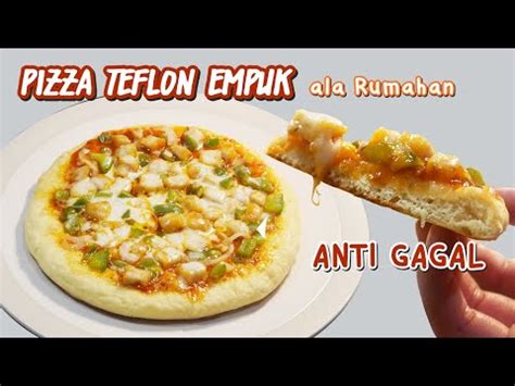 Masak dan biarkan sampai bagian permukaan. CARA MEMBUAT PIZZA TEFLON EMPUK MUDAH | Easy No Oven Pizza ...