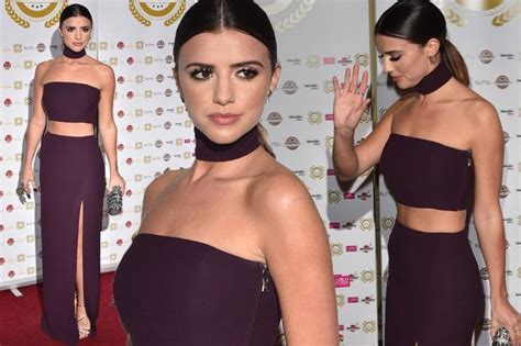 Lucy Mecklenburgh Flaunts Abs In Sexy Crop Top And Skirt Combo At