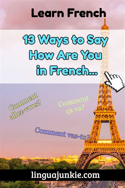 13 Ways To Say How Are You In French Fluently