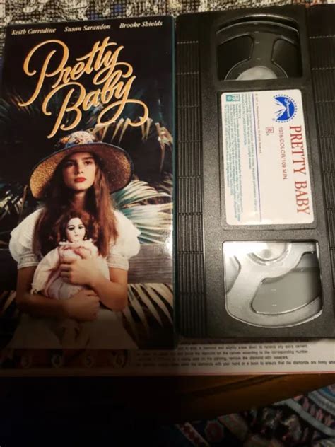 PRETTY BABY VHS Brooke Shields Susan Sarandon Keith Carradine PicClick