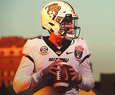 Look Mizzou Football Unveils Sailor Tiger Helmet For Liberty Bowl Rock M Nation