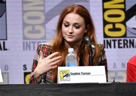Sophie Turner Game Of Thrones Tv Show Panel At San Diego Comic Con