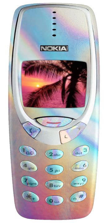 mine beach nokia 90s png cell phone transparent holographic pvlmonaryarts • png image