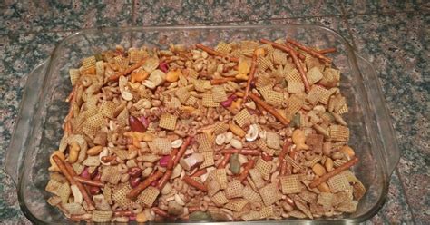 Bake for 20 minutes or until crisp and golden, stirring several times. Texas Trash (Spicy Chex Mix) | Spicy chex mix, Chex mix ...