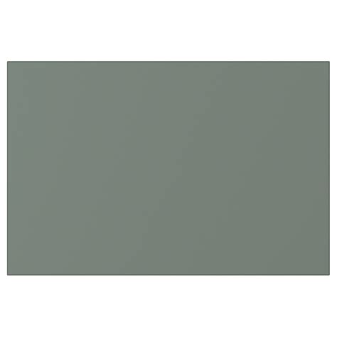 BODARP Drawer front, gray-green, 15x10