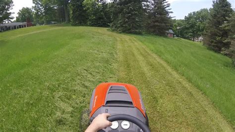 Mowing Neighbors Tall Annoying Grass Pt1 Youtube