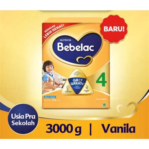 Jual Promo Bebelac 4 Vanilla 3kg Shopee Indonesia