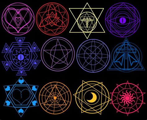 Arcane Symbols Magic Symbols Summoning Circle Magic Circle