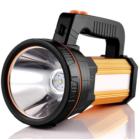 Buy Rechargeable Torch Light 6000 Lumens 6600mah Led Flashlight Super