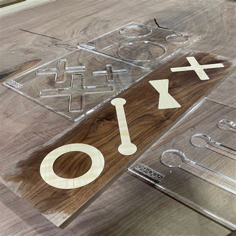 Bow Tie Router Templates Clear Acrylic — Jeff Mack Supply