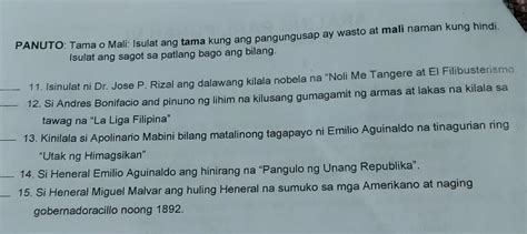 Tama O Mali Isinulat Ni Dr Jose P Rizal Ang Dalawang Kilala Nobela