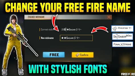 The game was released for android and the font was designed by kc fonts and is free for personal use only. What Is Garena Free Fire ID Name? How To Change It Without ...