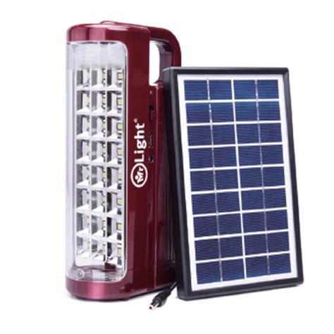 Led Emergency Light With Solar Panel Mr Light Global