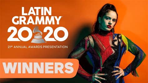 Latin Grammy Awards 2020 Winners Youtube