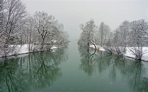 Beautiful Photo Of River Image Of Winter Landscape