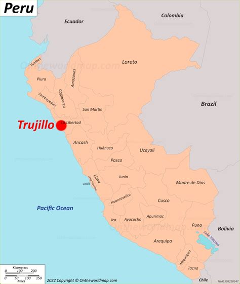 Mapa De Trujillo Perú Mapas Detallados De Trujillo