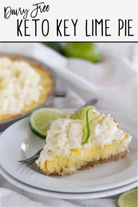 Keto fudge and candy recipes. This Dairy Free & Keto Key Lime Pie with a simple graham cracker style crust is a dessert ...