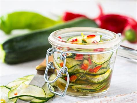 Zucchini einlegen