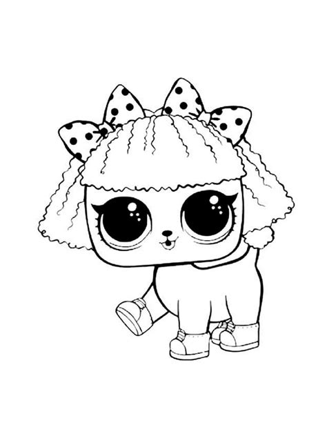 Dolls lol surprise won the love of girls around the world. Pets LOL coloring pages. Download and print Pets LOL ...