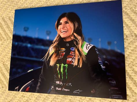 Hailie Deegan Nascar Signed 8 X 10 Photo Racing Autographed Opens In A