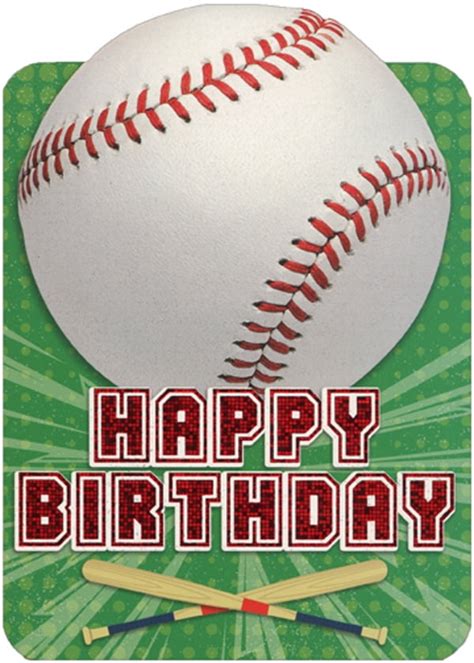Printable Baseball Birthday Card