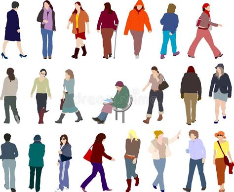 people illustrations stock vector illustration of silhouette 1651789