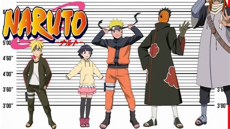 Naruto Boruto Size Comparison Biggest Tailed Beasts And Characters Heights YouTube