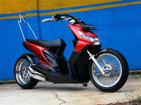 Foto Modifikasi Motor Honda Beat 2014